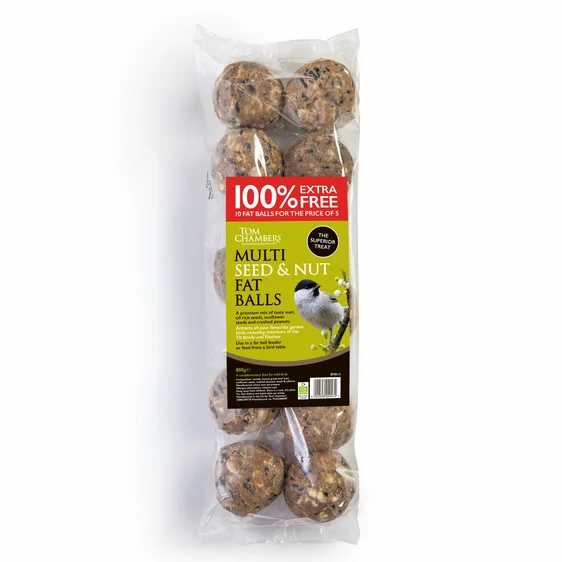 Tom Chambers Seed & Nut Fat Balls 100% Extra Free