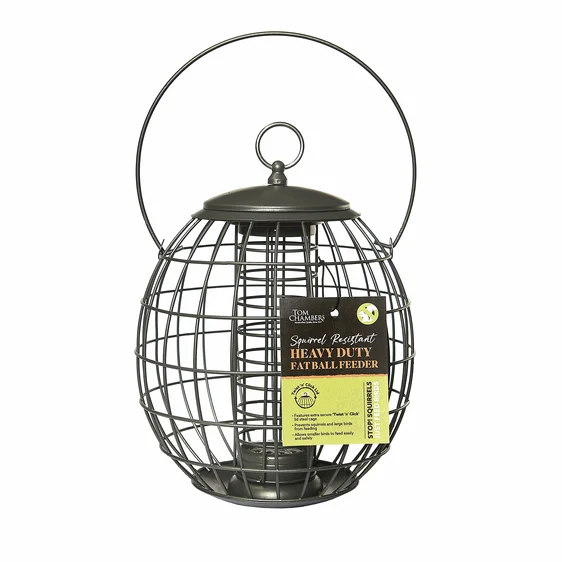 Tom Chambers Squirrel Proof Heavy Duty Fat Ball Feeder