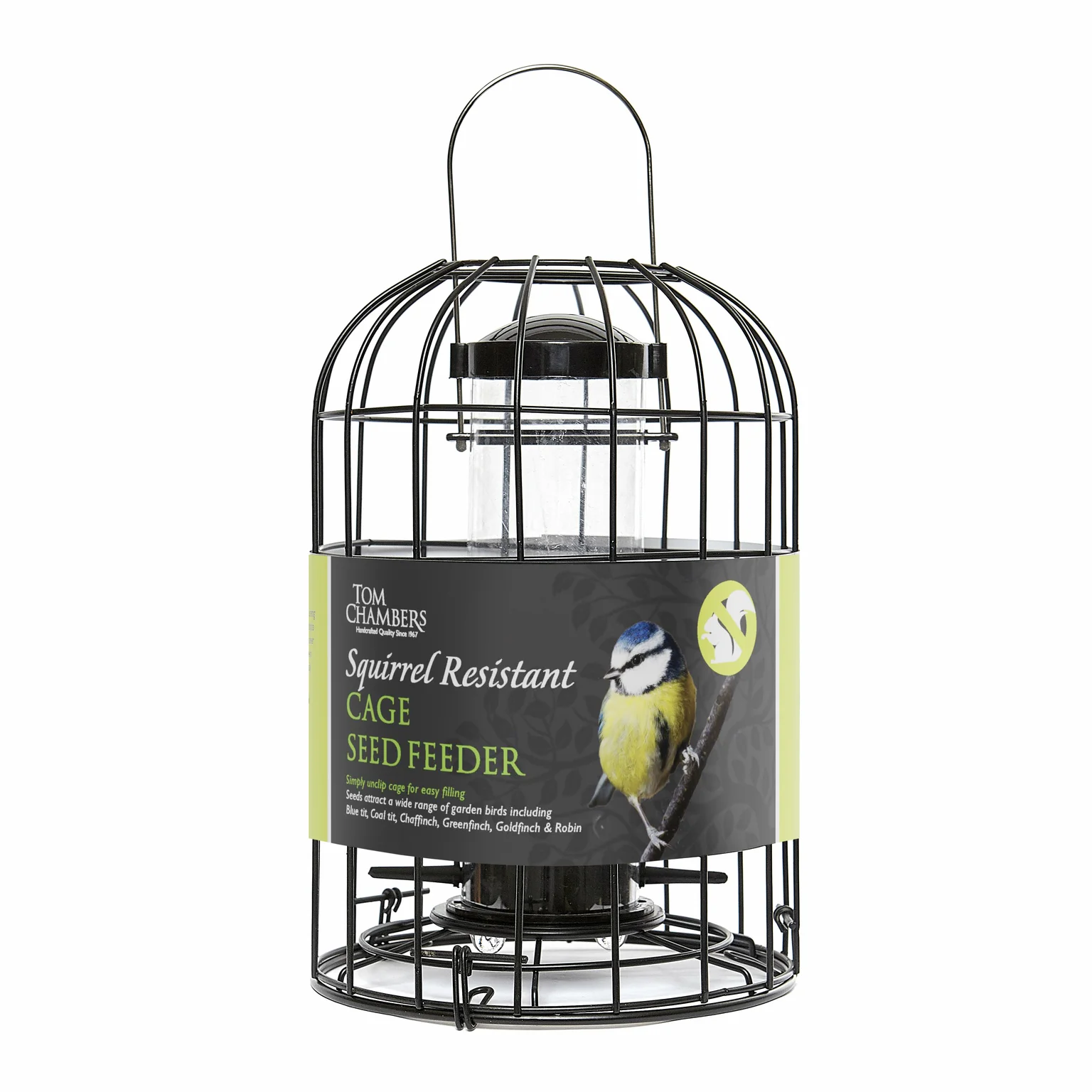 Tom Chambers Squirrel Proof Seed Feeder Cowell's Garden Centre