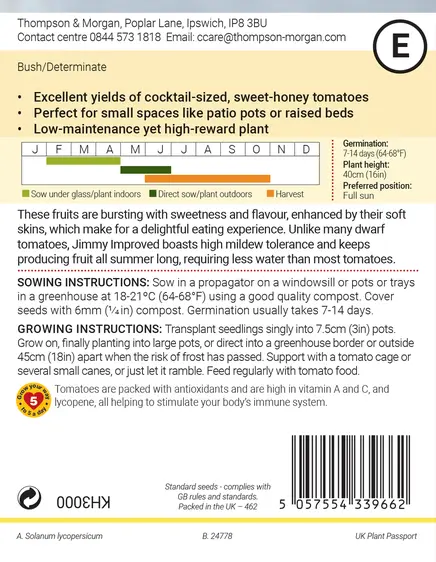 Tomato Jimmy Improved F1 Seeds - image 2