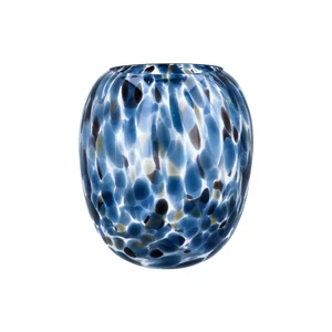 Tortoiseshell Glass Balloon Vase