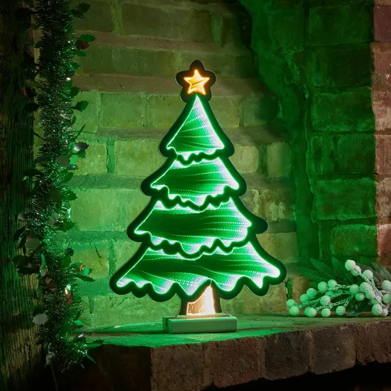 Tree Infinity Mirror Light - 40cm