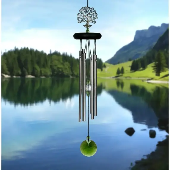 Woodstock Chimes Tree of Life Crystal Windchime - image 2