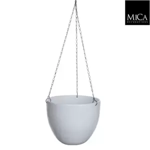 Tusca White Hanging Pot - Ø22cm