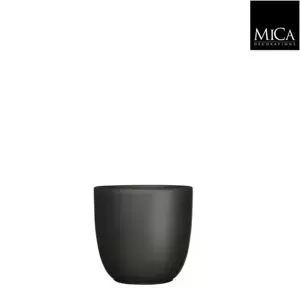 Tusca Matt Black Pot - Ø14cm