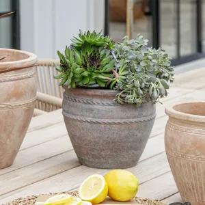 Ivyline Tuscan Mocha Rope Planter Ø22cm
