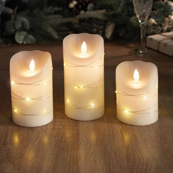 Twinkling Real Effect Candle - Extra Large