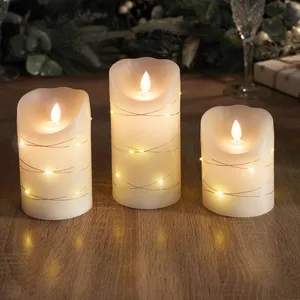 Twinkling Real Effect Candle - Medium