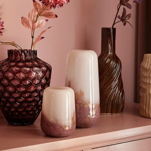 Two-Toned Pink & White Vase - Medium - image 2