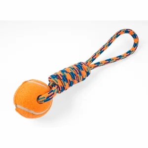 Uber-Activ Throw Ball & Rope Toy