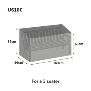 Ultimate Protector Bench Cover Medium - Charcoal - image 2