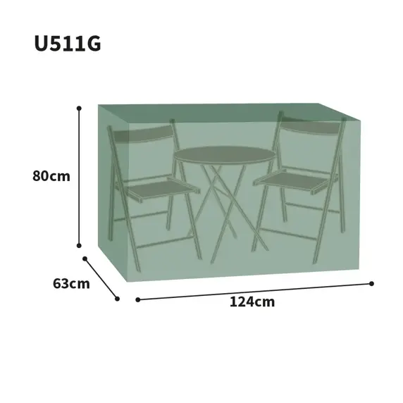 Ultimate Protector Bistro Set Small Cover - Green - image 2