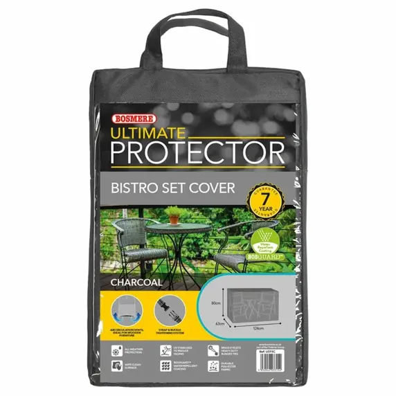 Ultimate Protector Bistro Set Small Cover - Charcoal - image 1