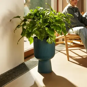 elho Vibes Fold Deep Blue Coupe Pot - Ø30cm - image 3