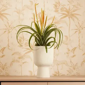 elho Vibes Fold Silky White Coupe Pot - Ø30cm - image 1