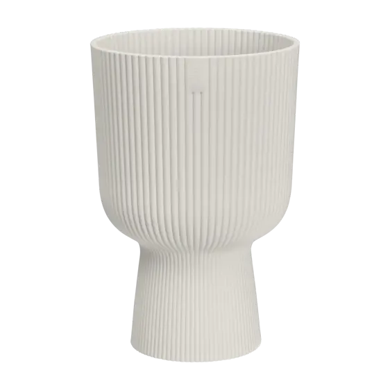 elho Vibes Fold Silky White Coupe Pot - Ø30cm - image 2