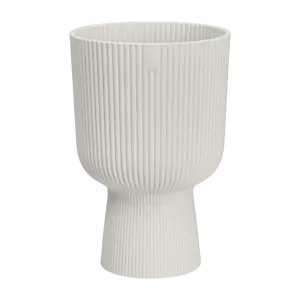 elho Vibes Fold Silky White Coupe Pot - Ø30cm - image 2