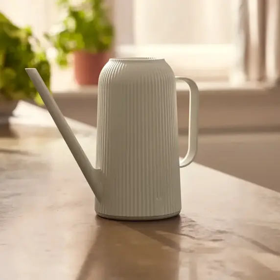 elho Vibes Fold Linen White Watering Can - image 1