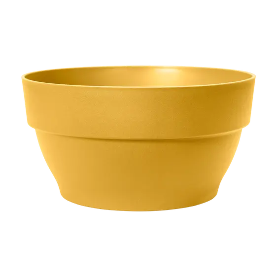 elho Vibia Campana Honey Yellow Bowl Planter 34cm - image 1