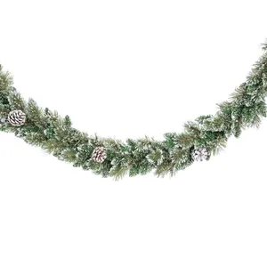 Victoria Frosted Artificial Garland - image 2