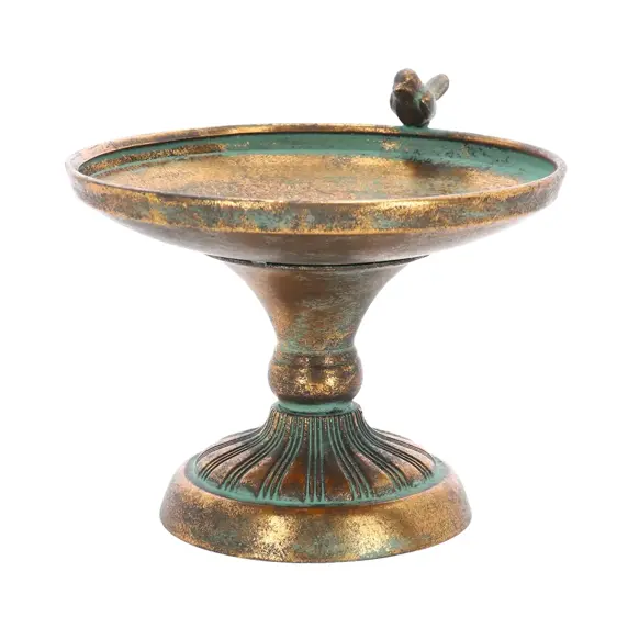 Vintage Style Round Bird Bath