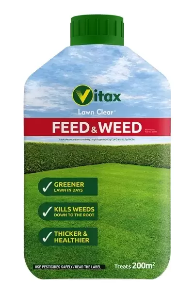 WEED　PS VITA Vitax Lawn Feed & Weed 200m2 - Cowell's Garden Centre | Woolsington
