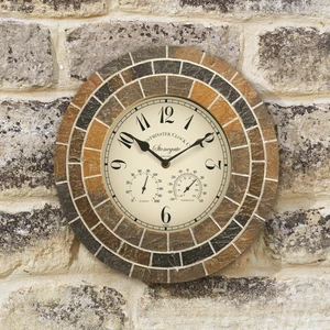 Stonegate Mosaic Garden Clock