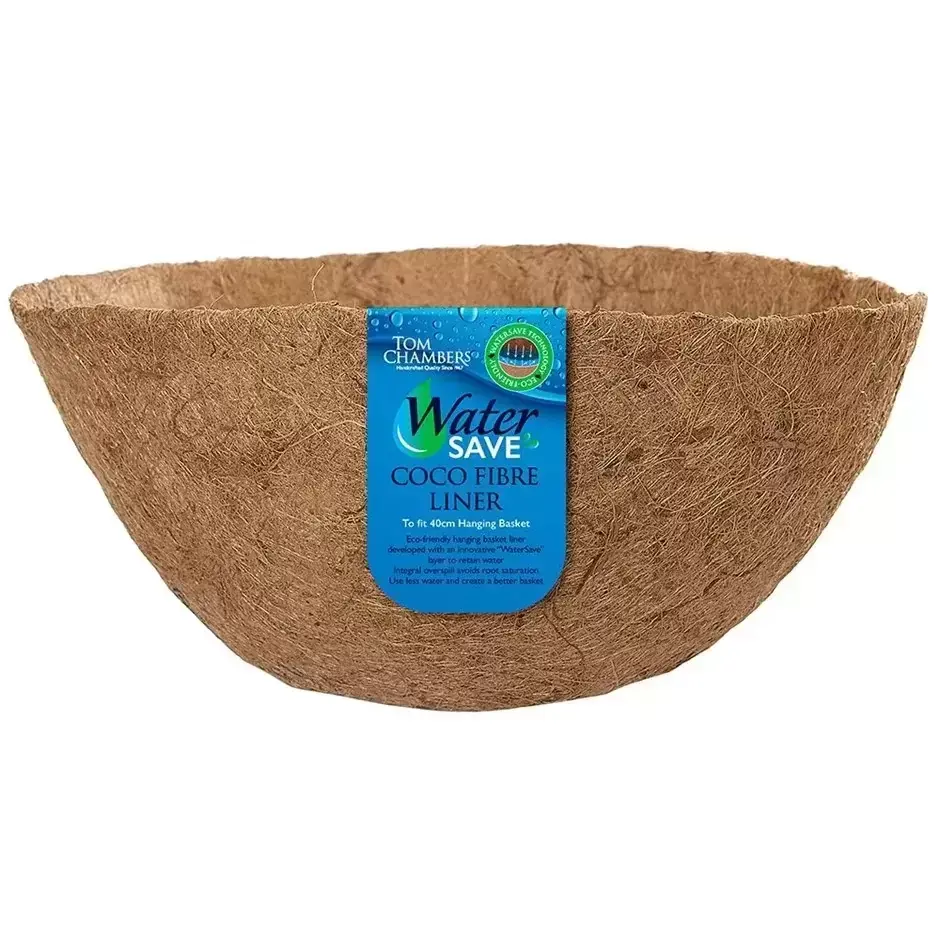 WaterSave Coco Fibre Liner Hanging Basket - 30cm - Cowell's