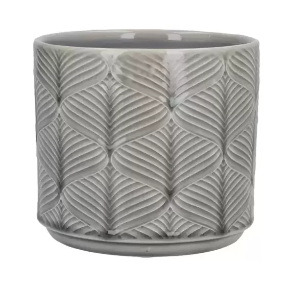 Wavy Grey Pot - Small