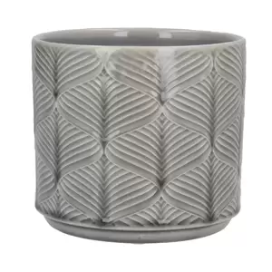 Wavy Grey Pot - Small