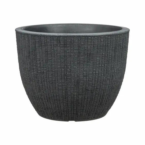 Weben Black Planter Ø50cm