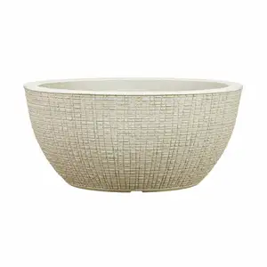 Weben Sand Bowl Planter Ø40cm