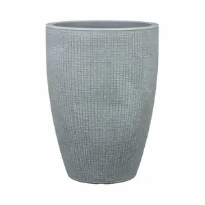 Weben Grey Tall Planter Ø30cm