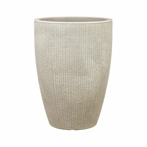 Weben Sand Tall Planter Ø30cm