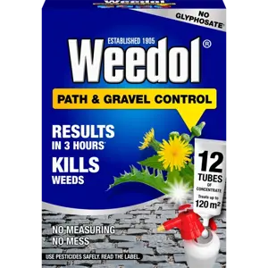 Weedol Path & Gravel Control Weedkiller - 12 tubes