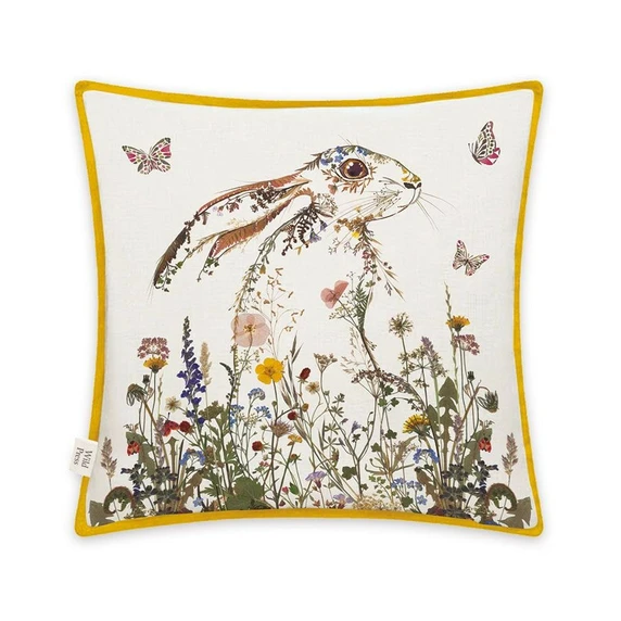 Wild Press Hare Cushion