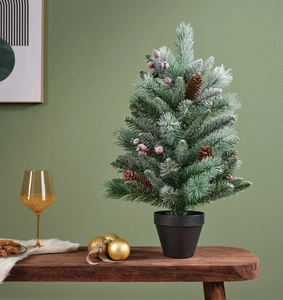 Windham Frosted Mini Artificial Christmas Tree 60cm - image 2
