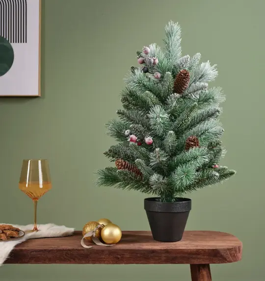 Windham Frosted Mini Artificial Christmas Tree 60cm - image 2