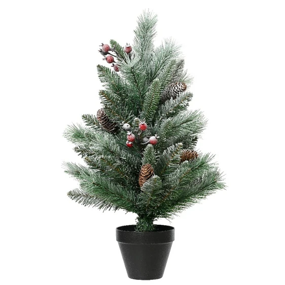 Windham Frosted Mini Artificial Christmas Tree 60cm - image 1