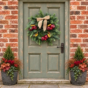 Winter Fruits Wreath - 10" - image 2