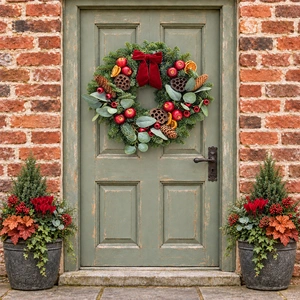 Winter Fruits Wreath - 14" - image 2