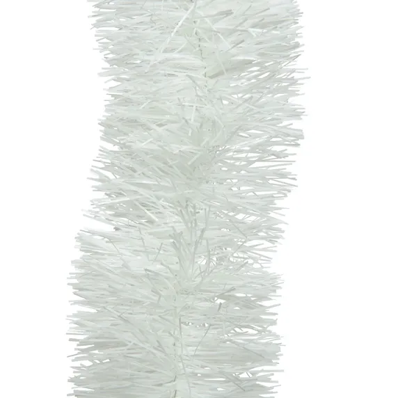 Winter White Tinsel Ø10cm