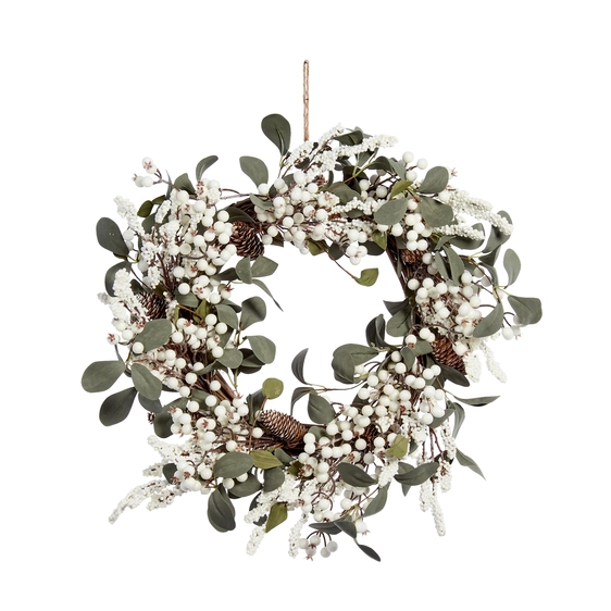 Winterberry Artificial Wreath - Small - image 2