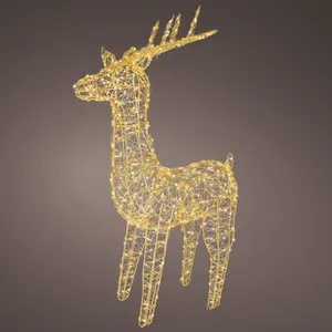 Wirework Golden Reindeer - 104cm