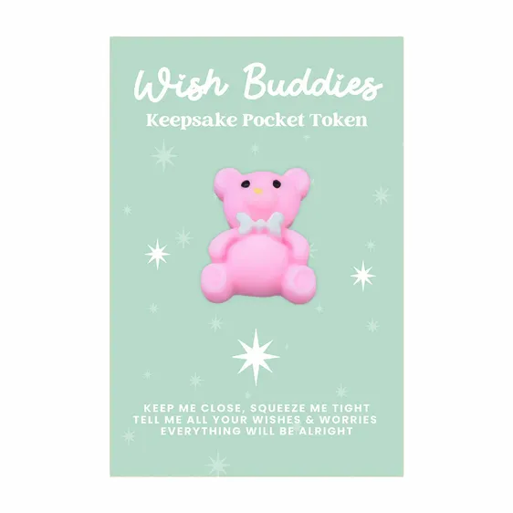 Wish Buddies Pocket Token - Bear - image 1