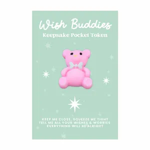 Wish Buddies Pocket Token - Bear - image 1