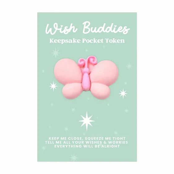 Wish Buddies Pocket Token - Butterfly - image 1