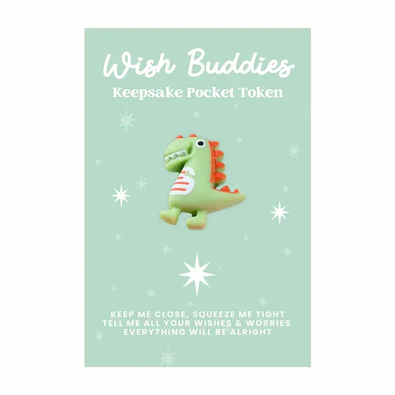 Wish Buddies Pocket Token - Dinosaur - image 1