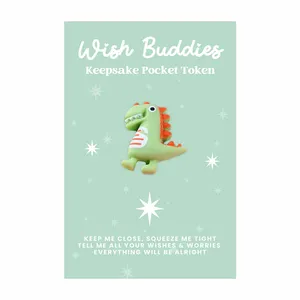 Wish Buddies Pocket Token - Dinosaur - image 1