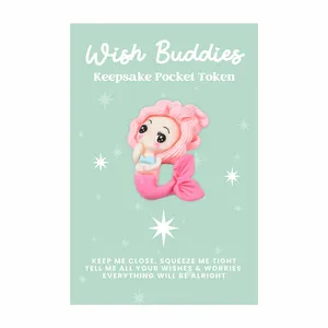 Wish Buddies Pocket Token - Mermaid